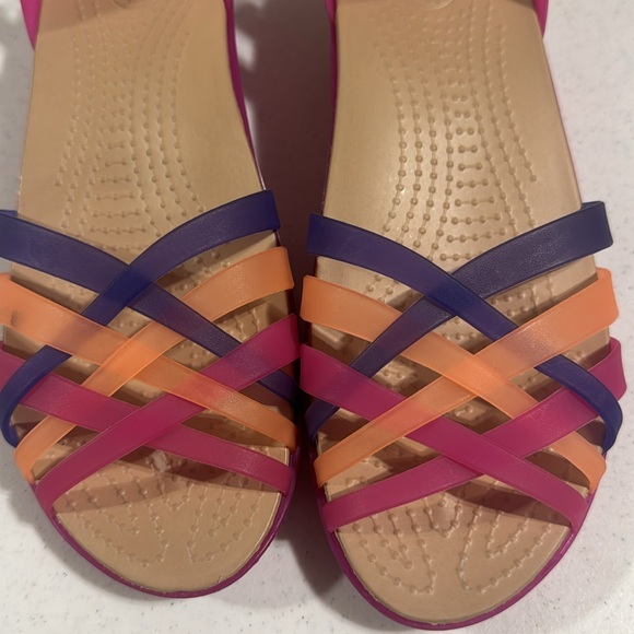Crocs Jelly Colorful Strappy Sandals Size 8 Women’s - Picture 3 of 12